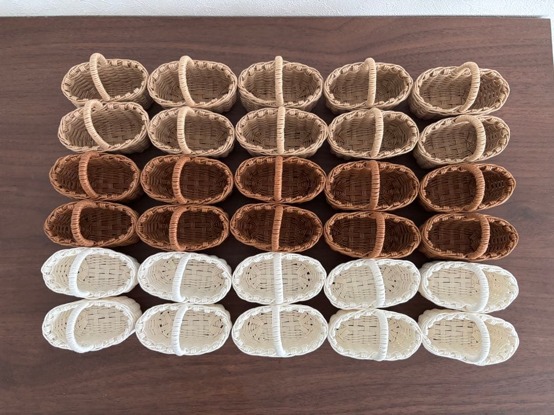 さくら様ご確認用のページです。クラフトバンドミニバスケット３０点