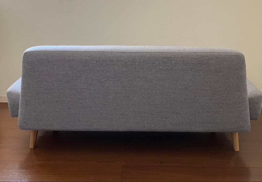 IDEE AO グレー ファブリックソファ 2人掛け