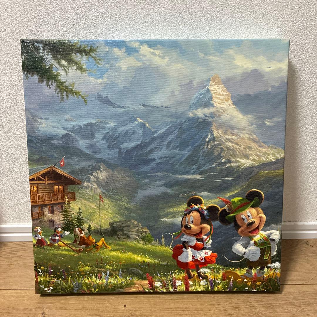 ハ*チ様 トーマス・キンケード 風景画 ミッキー Disney 絵画