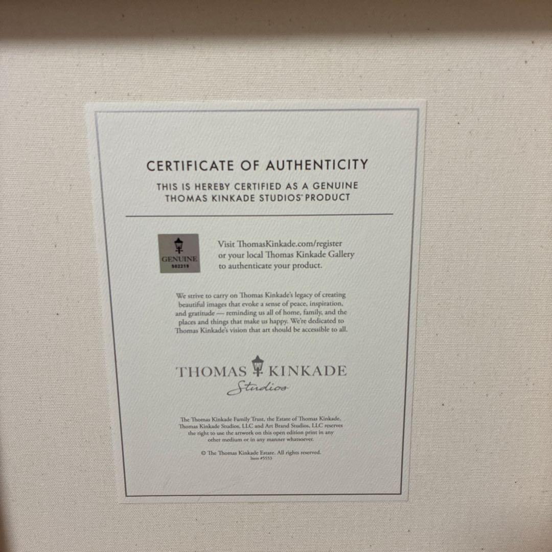 ハ*チ様 トーマス・キンケード 風景画 ミッキー Disney 絵画