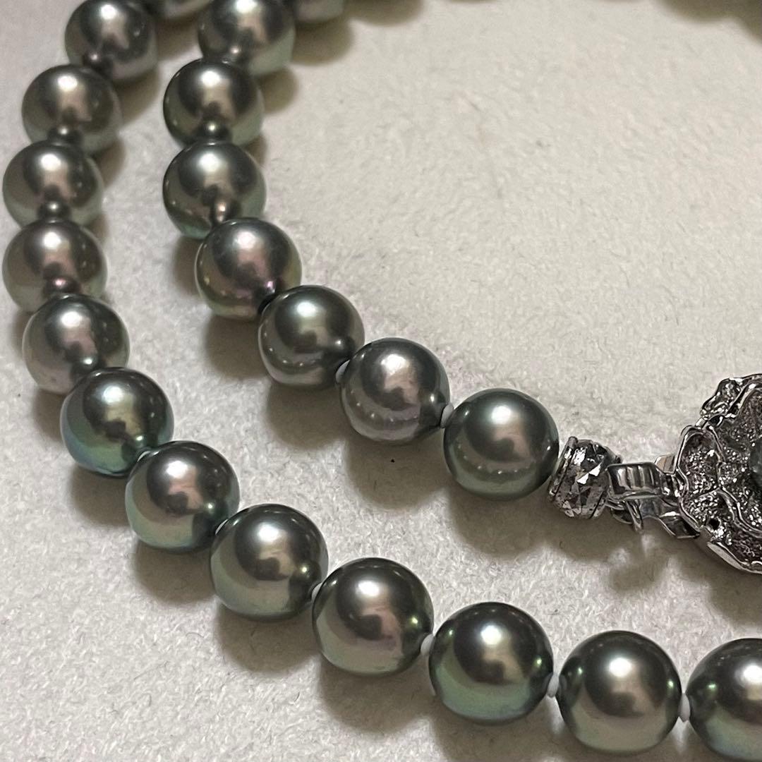 ミエ【極美品✨テリ強】 あこや真珠 ネックレス 7.5-8.0 パール 濃