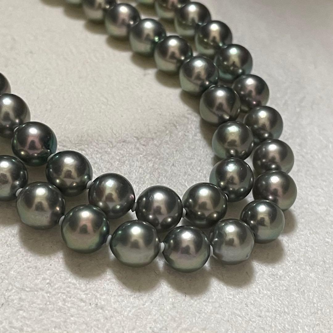 ミエ【極美品✨テリ強】 あこや真珠 ネックレス 7.5-8.0 パール 濃