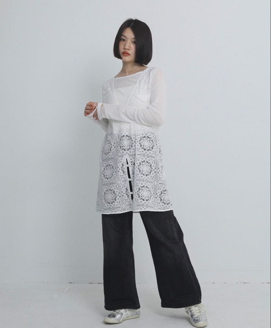 philme lace midi one-piece 大園桃子