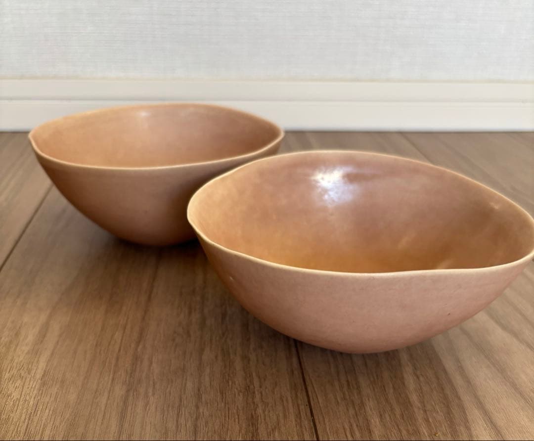 値下げ！新品Babaghuri ババグーリ ヨーガンレール ピンク ボウル ２個