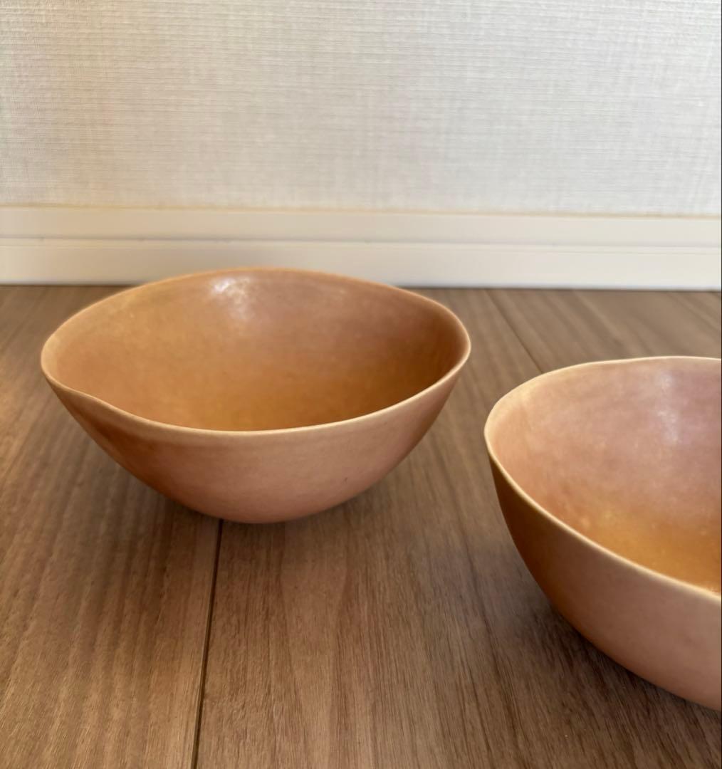 値下げ！新品Babaghuri ババグーリ ヨーガンレール ピンク ボウル ２個