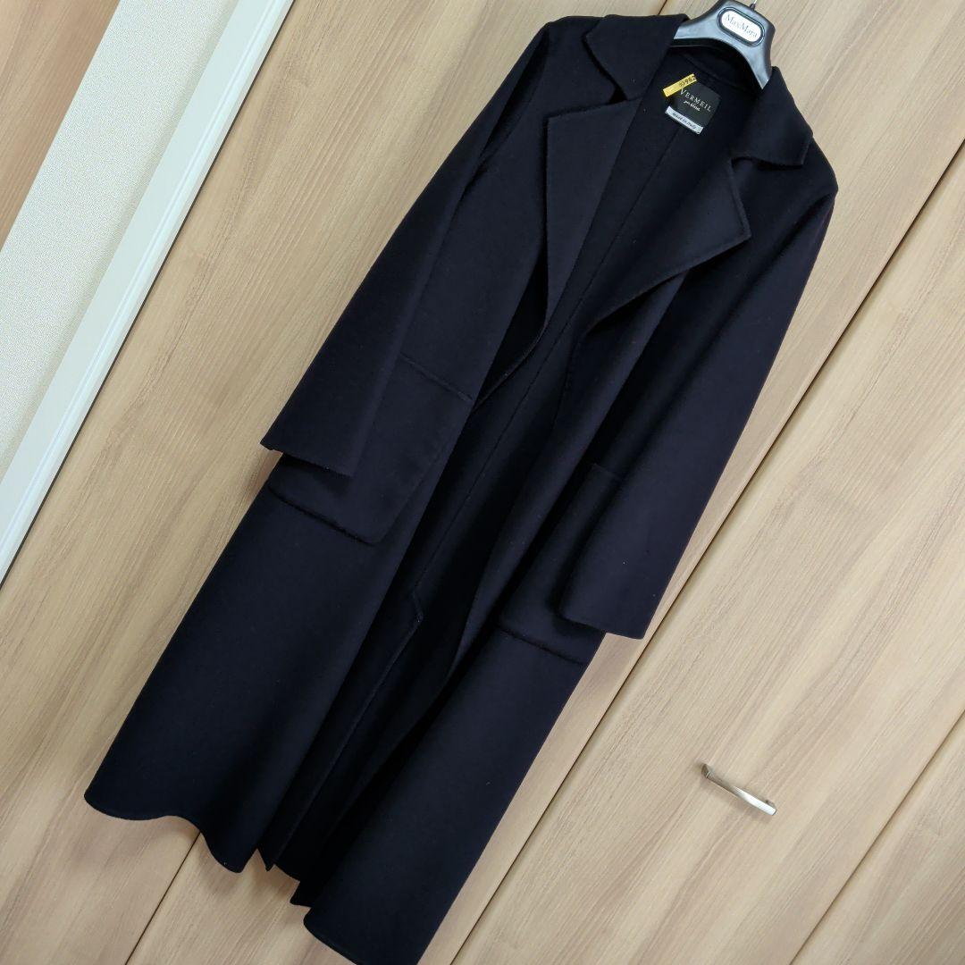 専用です。VERMEIL ダークネイビー ロングコート
