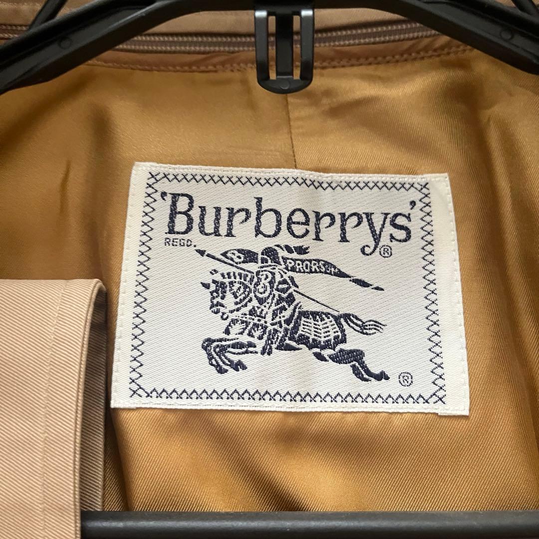 ユニセックス　バーバリー チェック柄裏地 トレンチコート