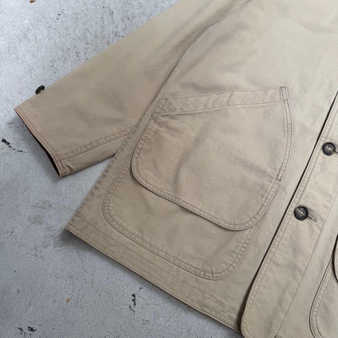 90s LANDS’ END コーデュロイ襟 コットン ハンティングジャケット