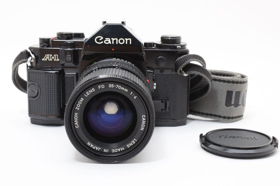 Canon キャノン A-1 ブラック レンズ(FD 50mm F1.4)付き