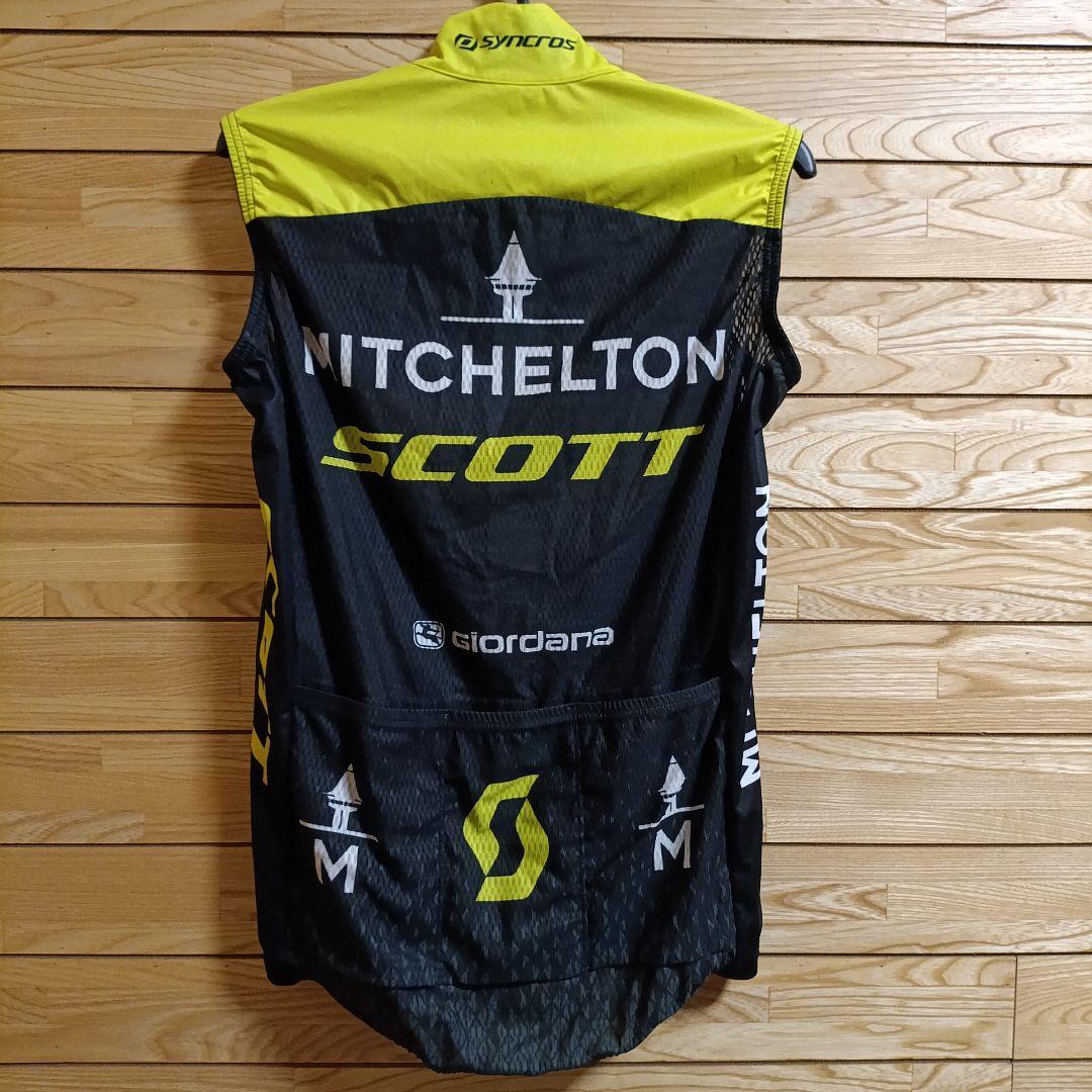 支給品　Mitchelton-SCOTT　ウィンドベスト　ミッチェルトンスコット