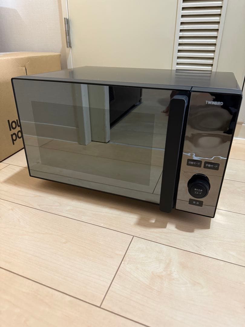 DR-E273B ブラック | TWINBIRD センサー付フラット電子レンジ