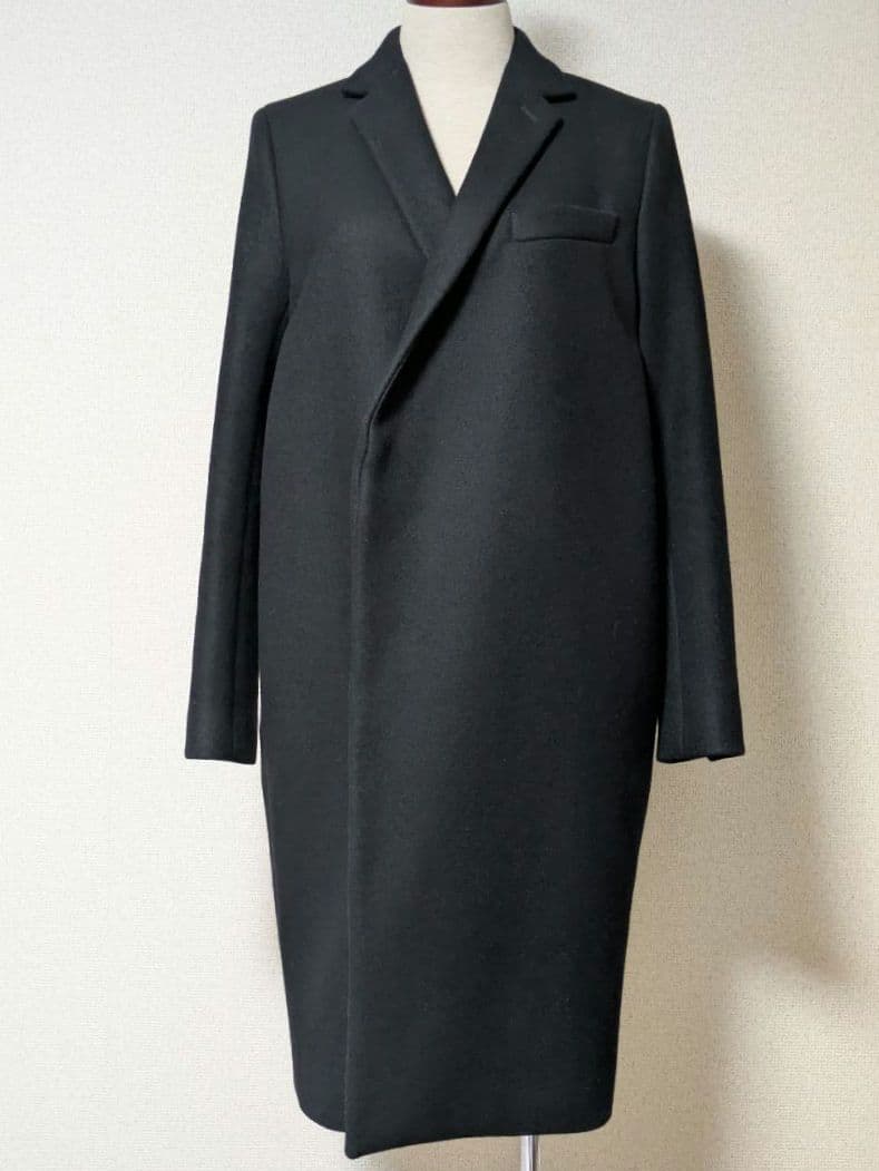 THE RERACS ザリラクス チェスターコートブラック黒38日本製