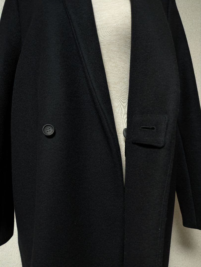 THE RERACS ザリラクス チェスターコートブラック黒38日本製