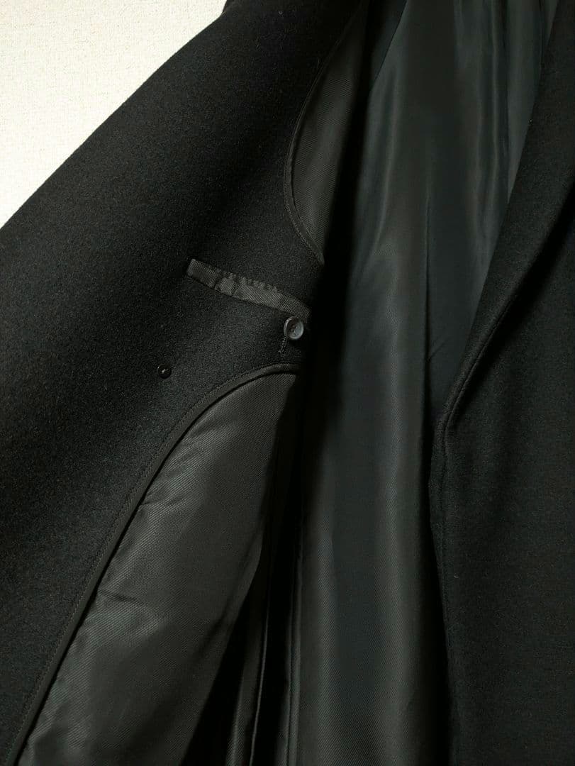 THE RERACS ザリラクス チェスターコートブラック黒38日本製