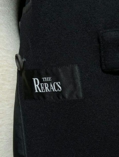 THE RERACS ザリラクス チェスターコートブラック黒38日本製