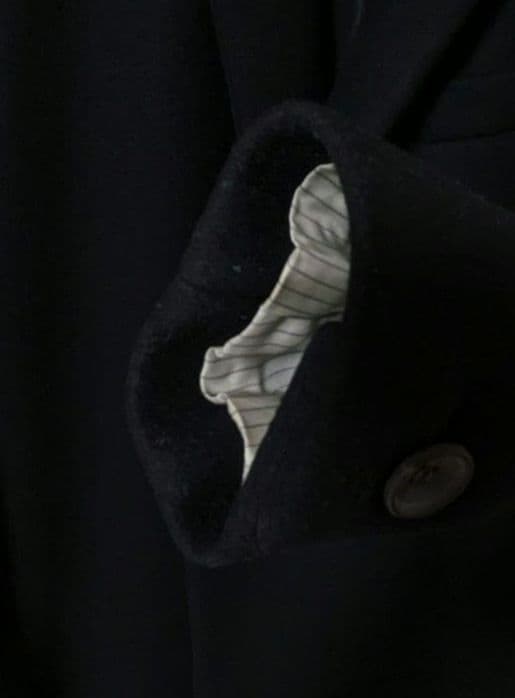 THE RERACS ザリラクス チェスターコートブラック黒38日本製