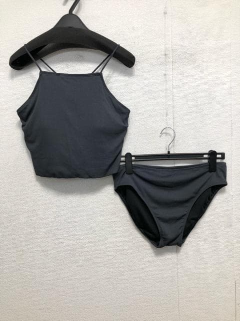 新品☆4L白系グレー系UVカット洋服のような水着4点♪ロングパンツ☆b913