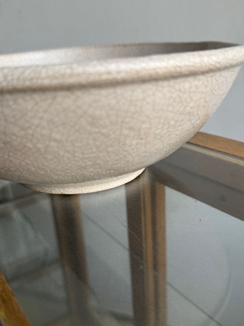 吉田次郎　陶器製ボウル　貫入