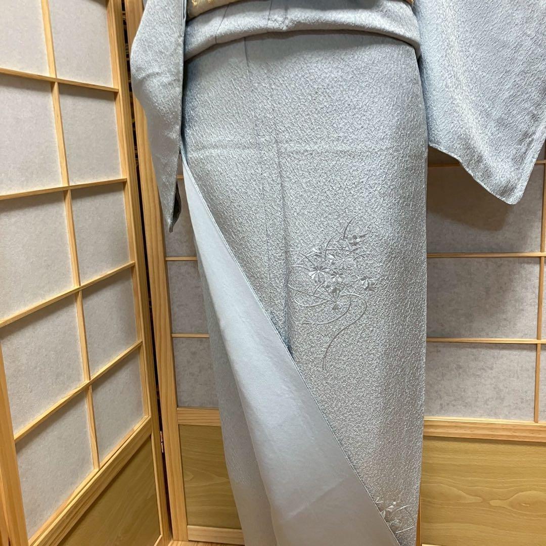 ちぃちゃん様［5484］訪問着 美品 中国三大刺繍 汕頭刺繍 スワトウ正絹着物袷