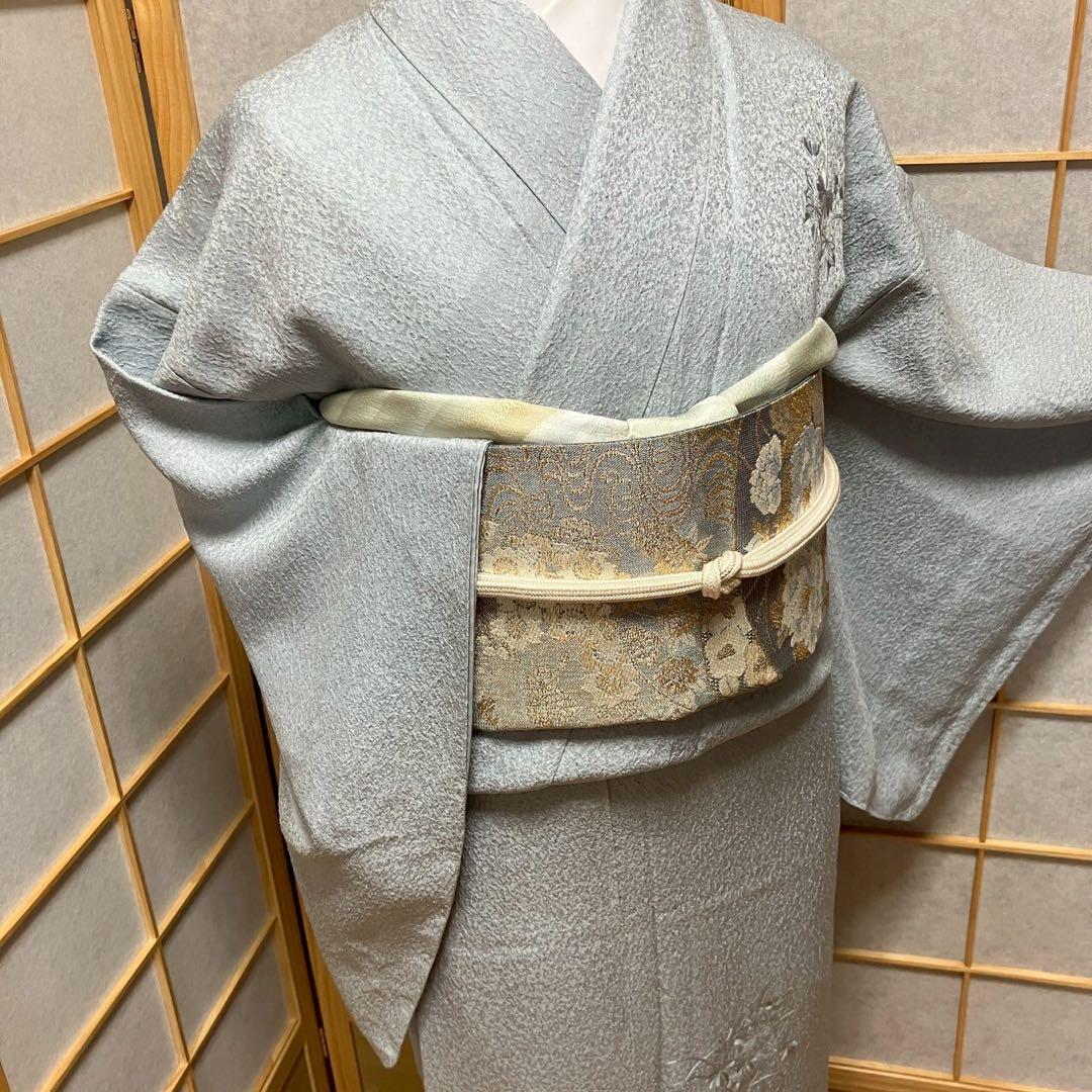 ちぃちゃん様［5484］訪問着 美品 中国三大刺繍 汕頭刺繍 スワトウ正絹着物袷