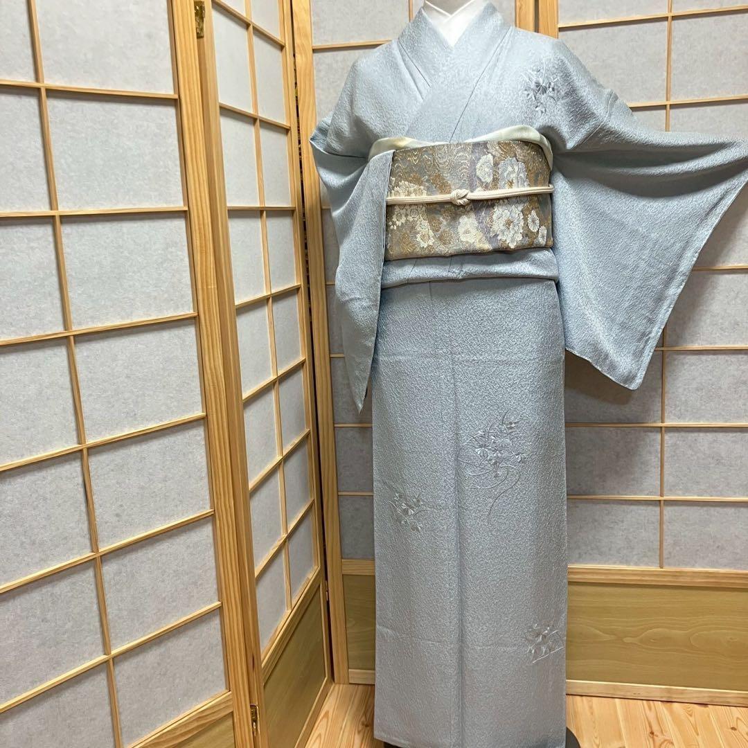 ちぃちゃん様［5484］訪問着 美品 中国三大刺繍 汕頭刺繍 スワトウ正絹着物袷