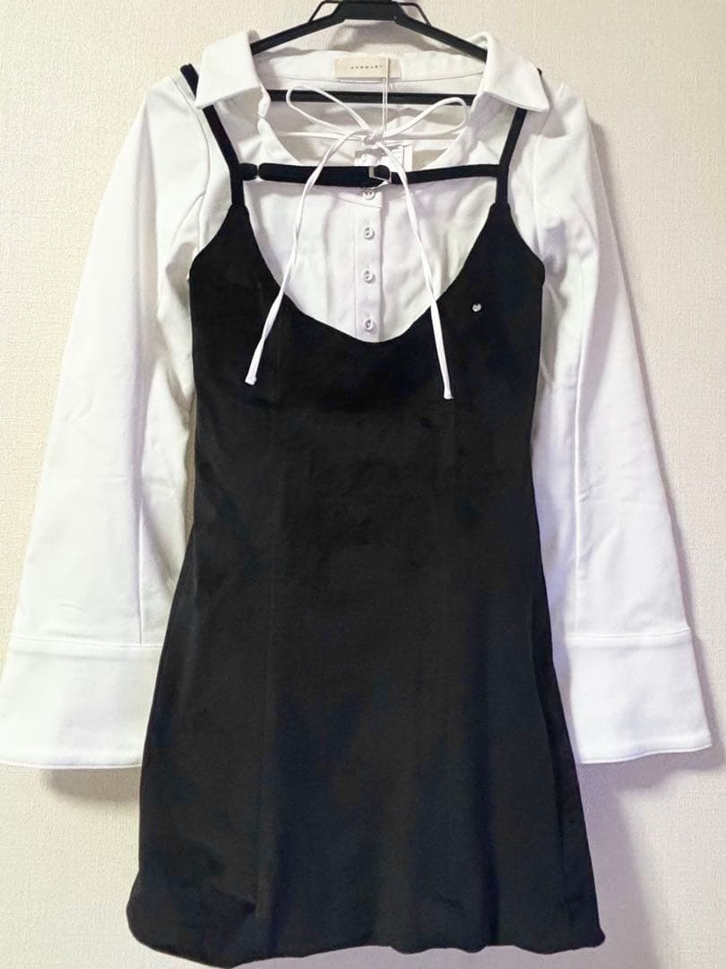 ワンピース Betty velour mini dress
