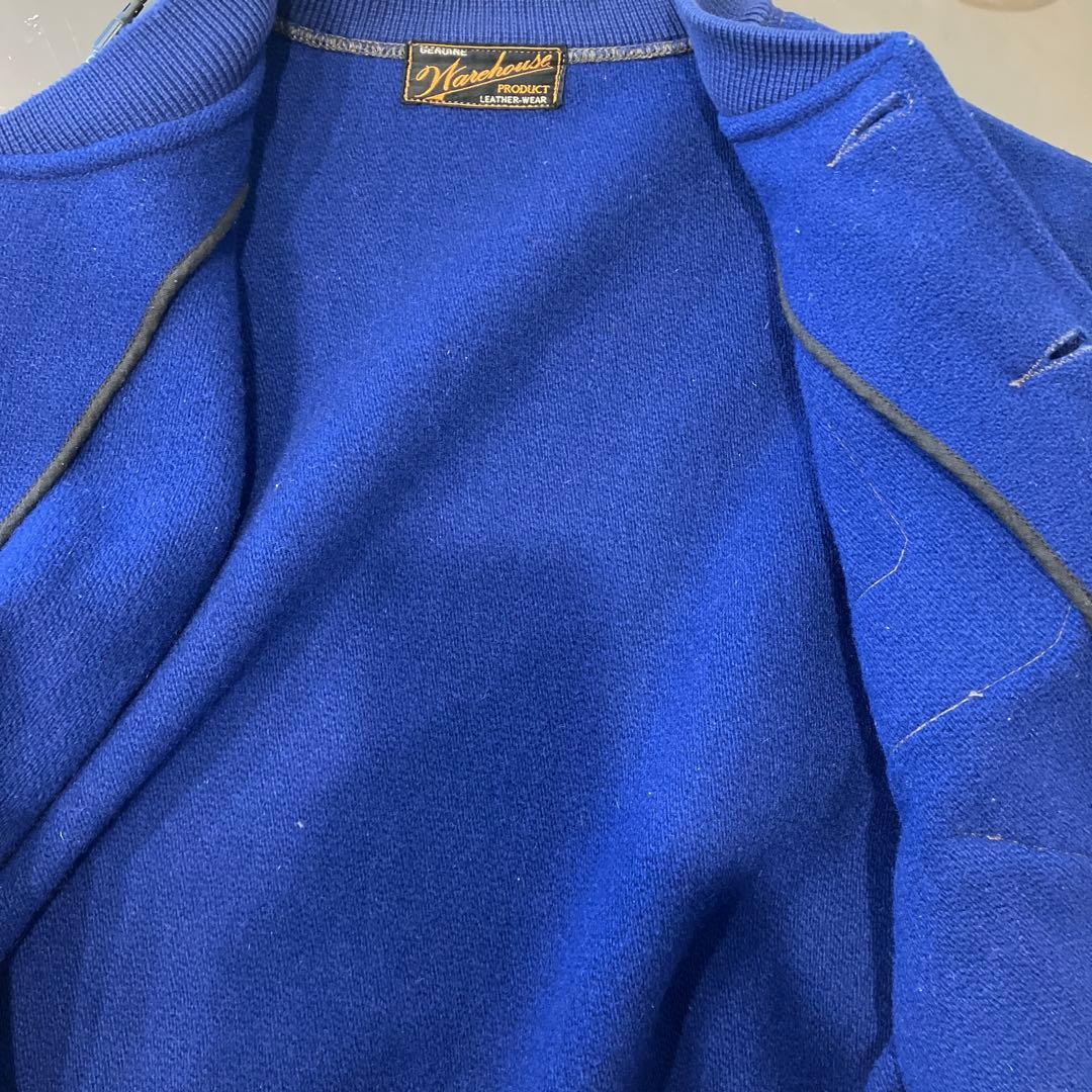 ウエアハウス BUTTON AWARD JACKET 1940モデル　エルク袖皮