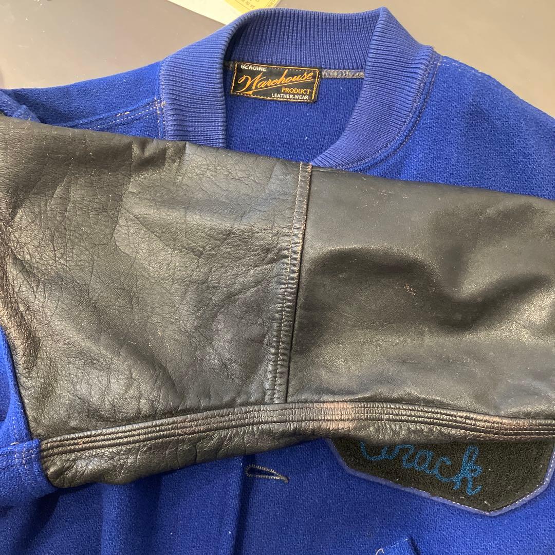 ウエアハウス BUTTON AWARD JACKET 1940モデル　エルク袖皮