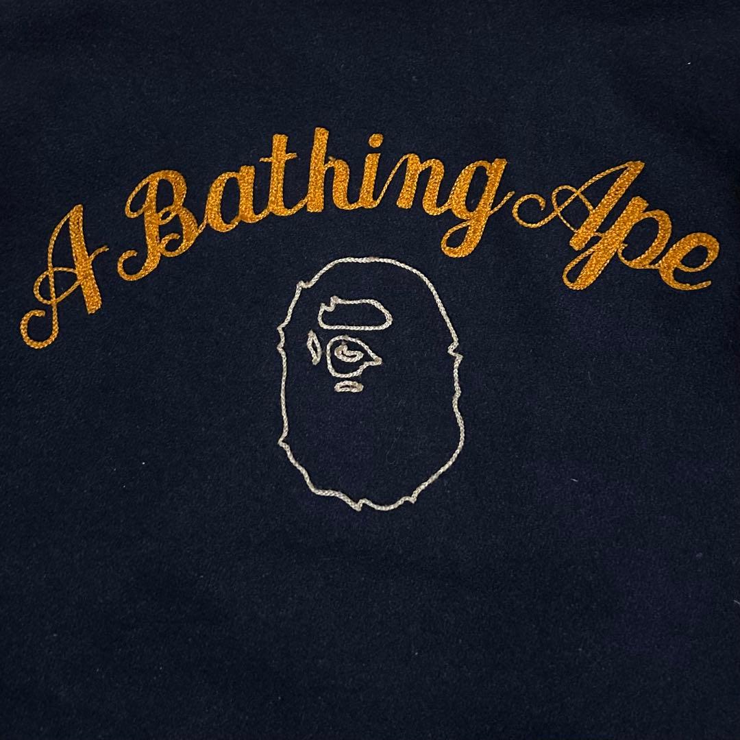 1996 A BATHING APE POST O'ALLS 刺繍スタジャン