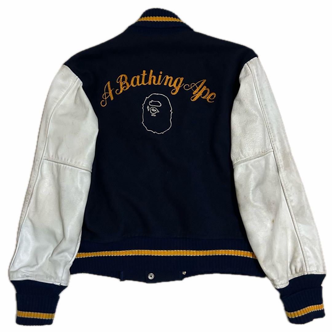 1996 A BATHING APE POST O'ALLS 刺繍スタジャン