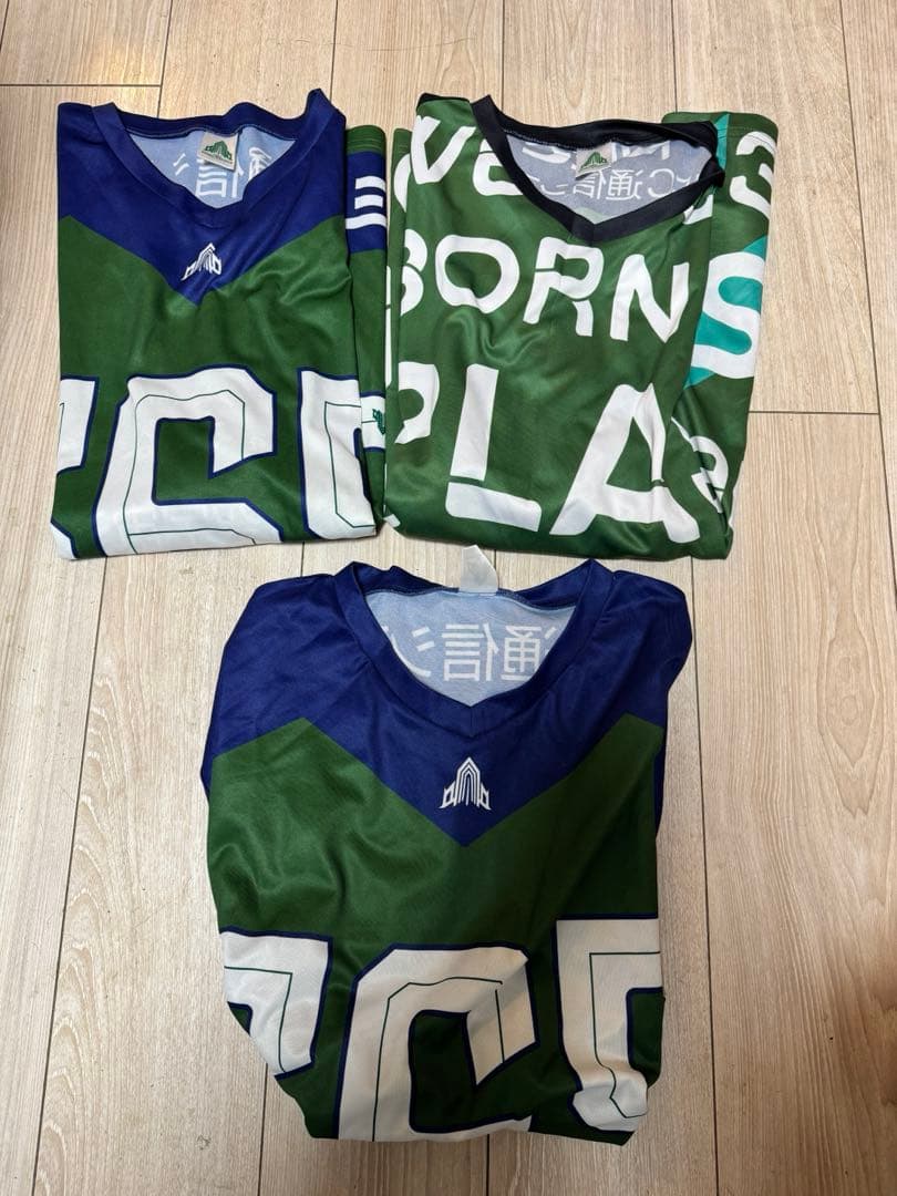 グリーンロケッツ 応援セット フーディ ベースボールシャツ マフラーx2他