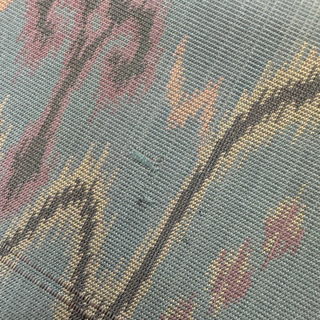 西陣織　名古屋帯反物　太子間道