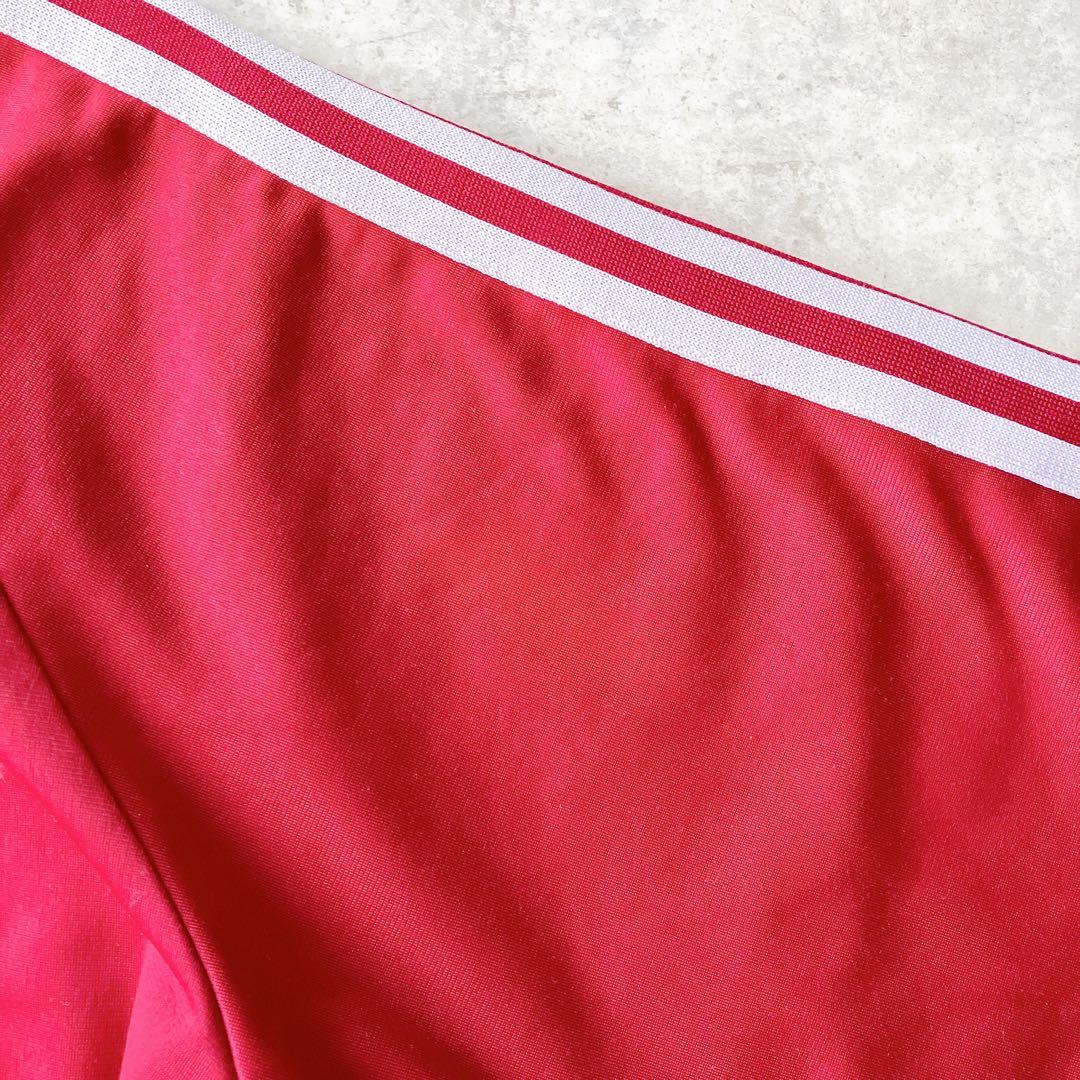 70s adidas atp トラックジャケット 黒タグ usa製 エンジ