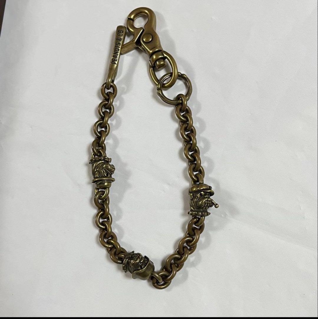 【Peanuts&Co/ピーナッツカンパニー】ブルウォレットチェーン