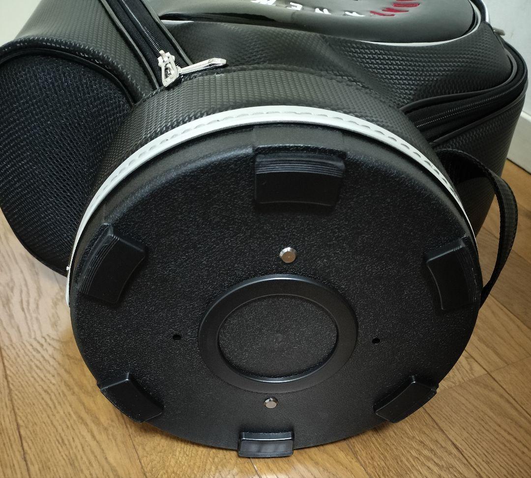 【新品】アタバット キャディバッグ　ブラック エナメル adabat