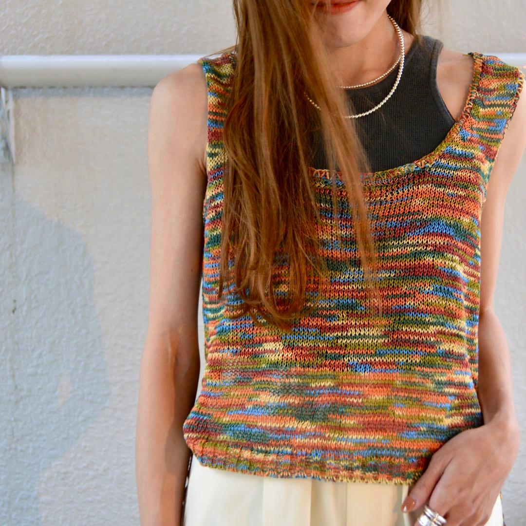 67NOWOS ノーウォス メッシュニットタンク ファビアンルー 定価3.8万