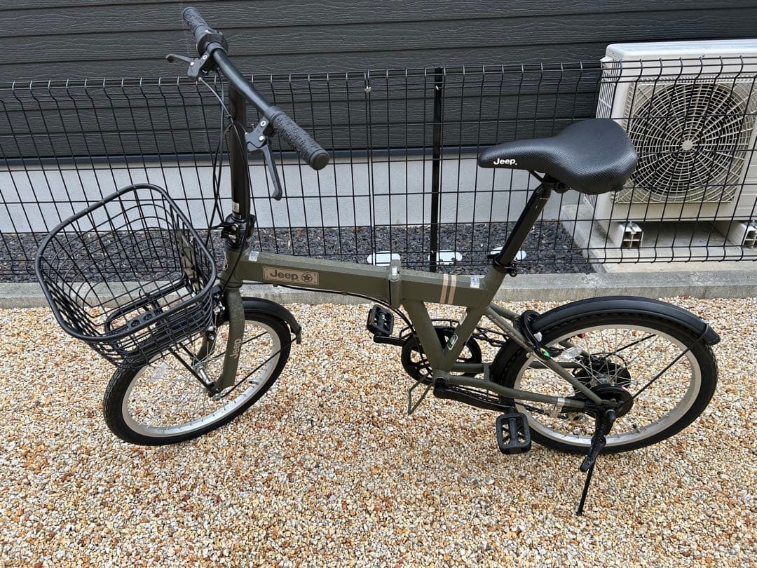 Jeep 折りたたみ自転車 オリーブグリーン