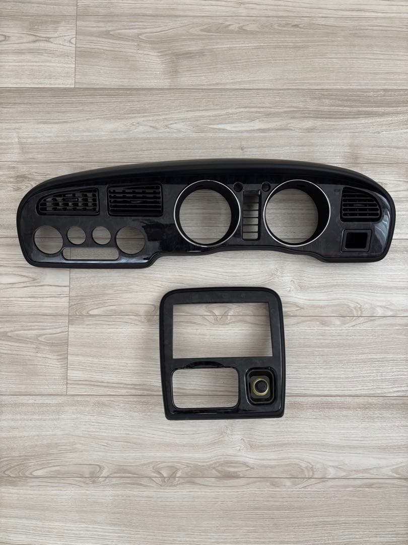 ミラジーノL700 黒木目ウッド メーターパネルセット