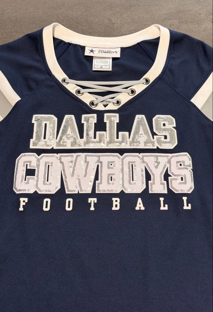 シャツ Dallas Cowboys Lace-Up V-Neck Jersey WM