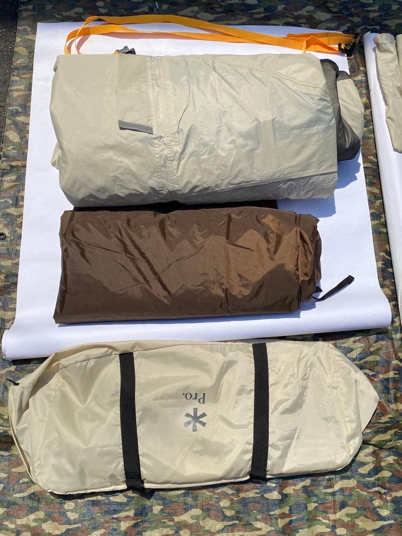 雪峰祭ランドロックPro アイボリー　専用マット、シート付　インナーテント未使用