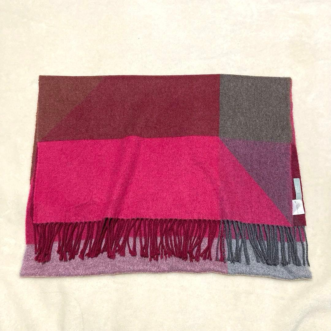 美品 felice regalo カシミヤ100% 大判ストール 高級 上質