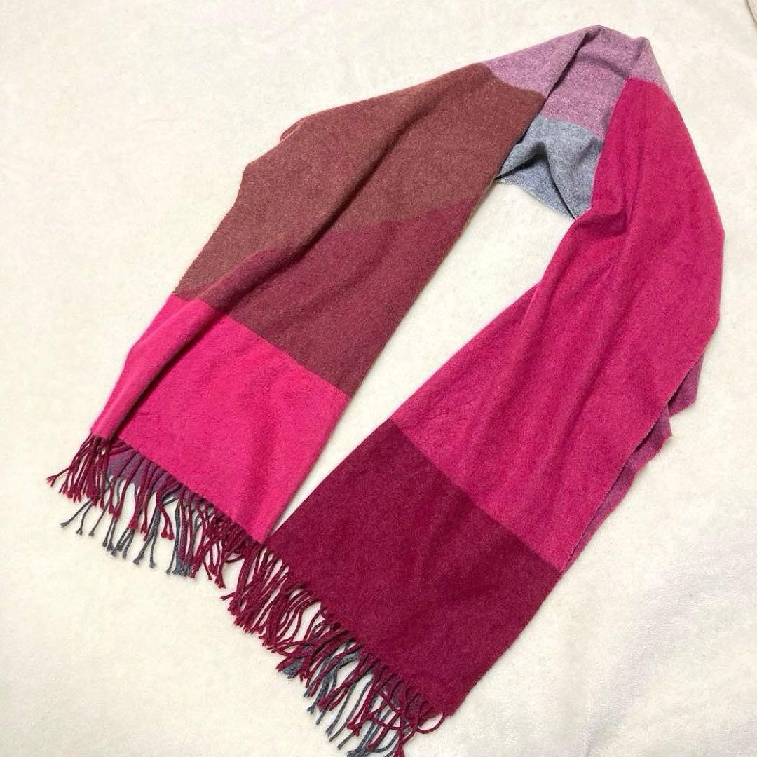 美品 felice regalo カシミヤ100% 大判ストール 高級 上質