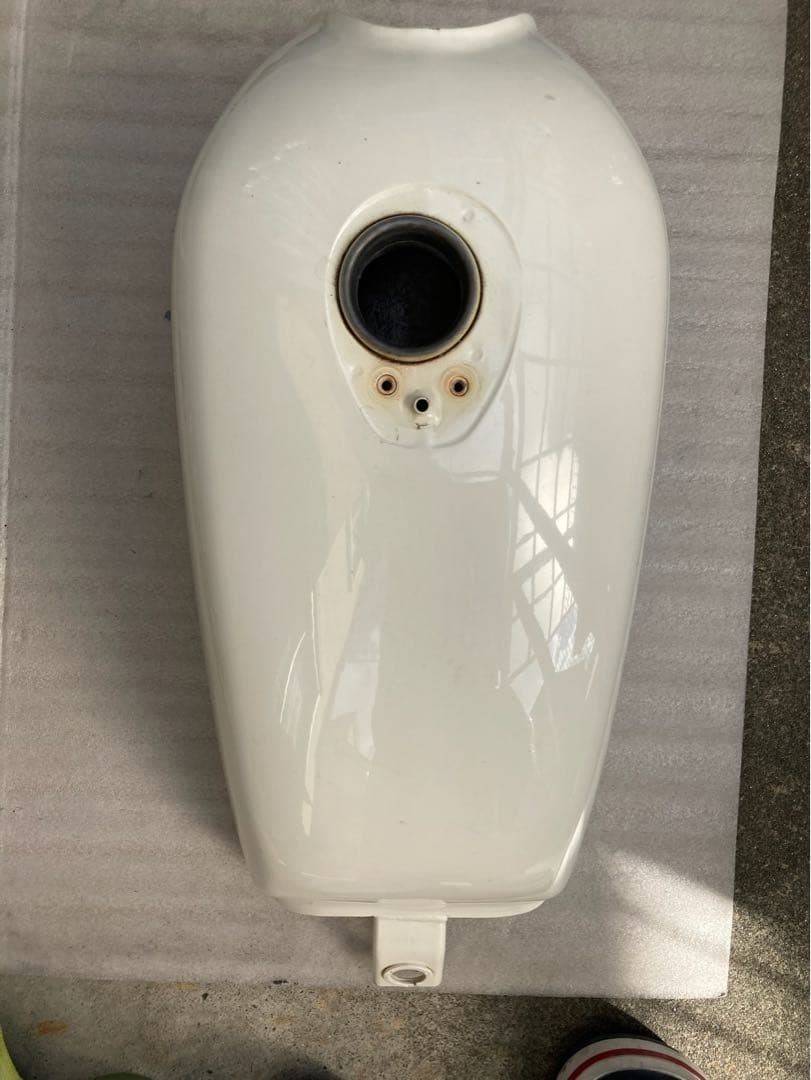 Kawasaki 250TR純正 ホワイトタンク