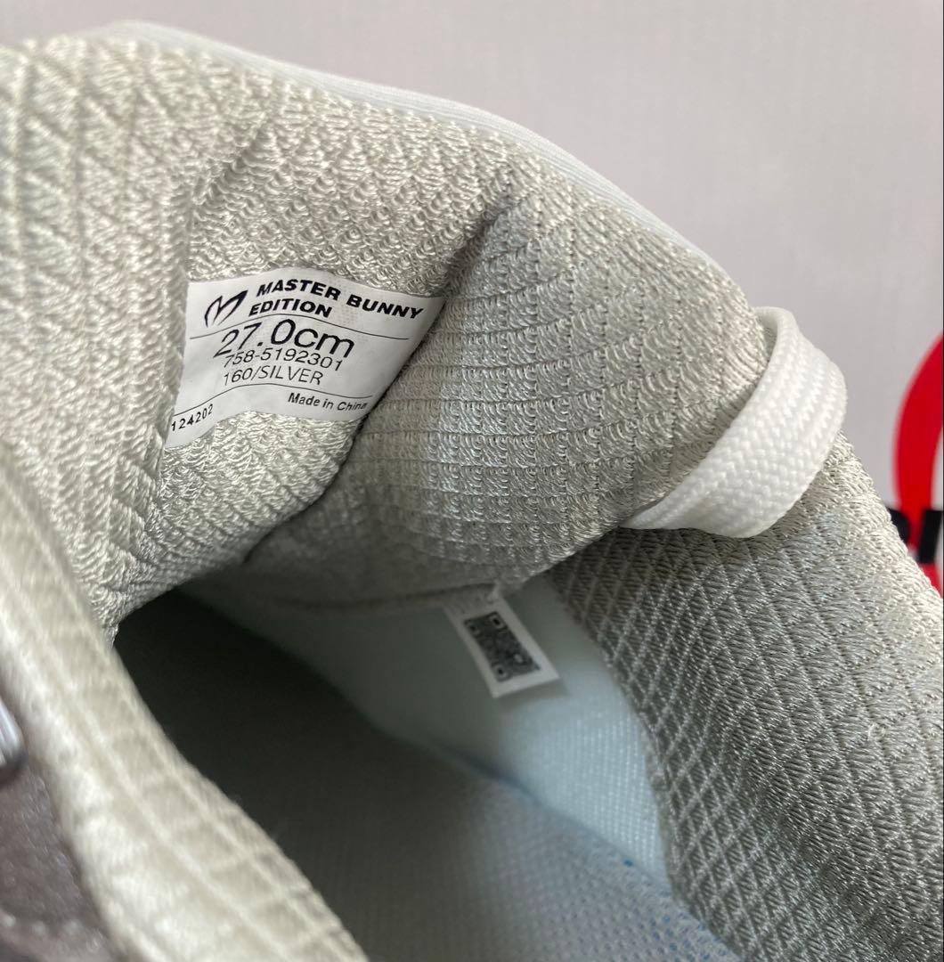 新品 パーリーゲイツ マスターバニー メッシュライクシューズ 27.0cm 銀