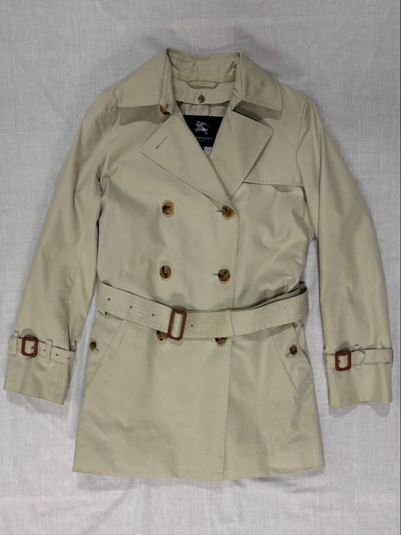 BURBERRY バーバリー　ライナー付きショートトレンチコート36 三陽商会