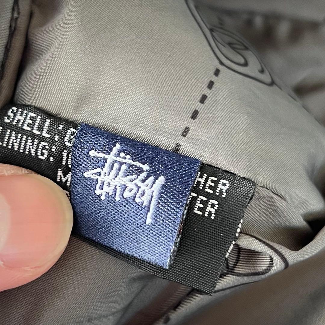 希少 old stussy レザー ハンチング 帽子 ベレー帽 ブラック