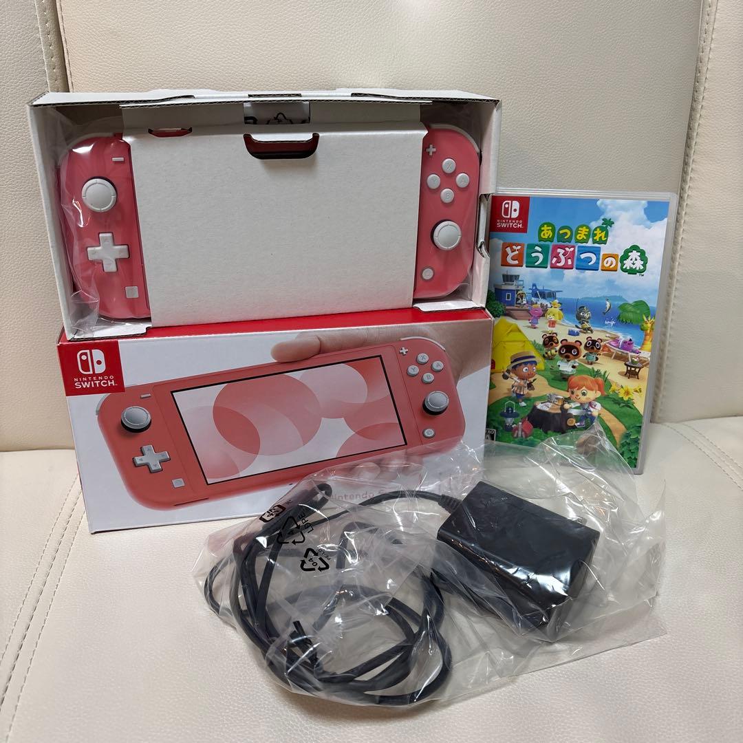 Nintendo Switch Lite ピンク 本体とソフト付き