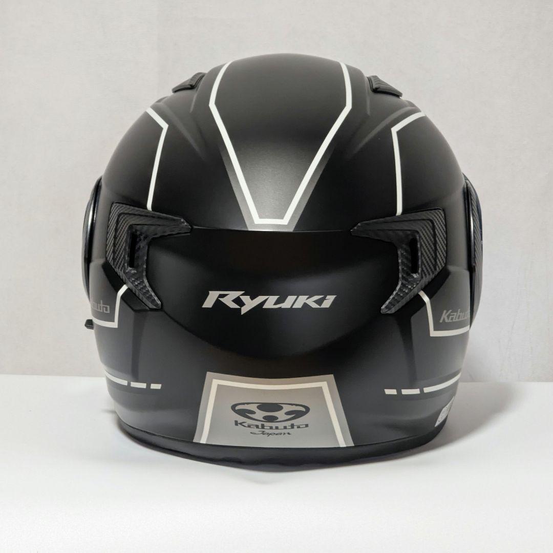 OGK KABUTO RYUKI BEAM フラットブラックグレー M