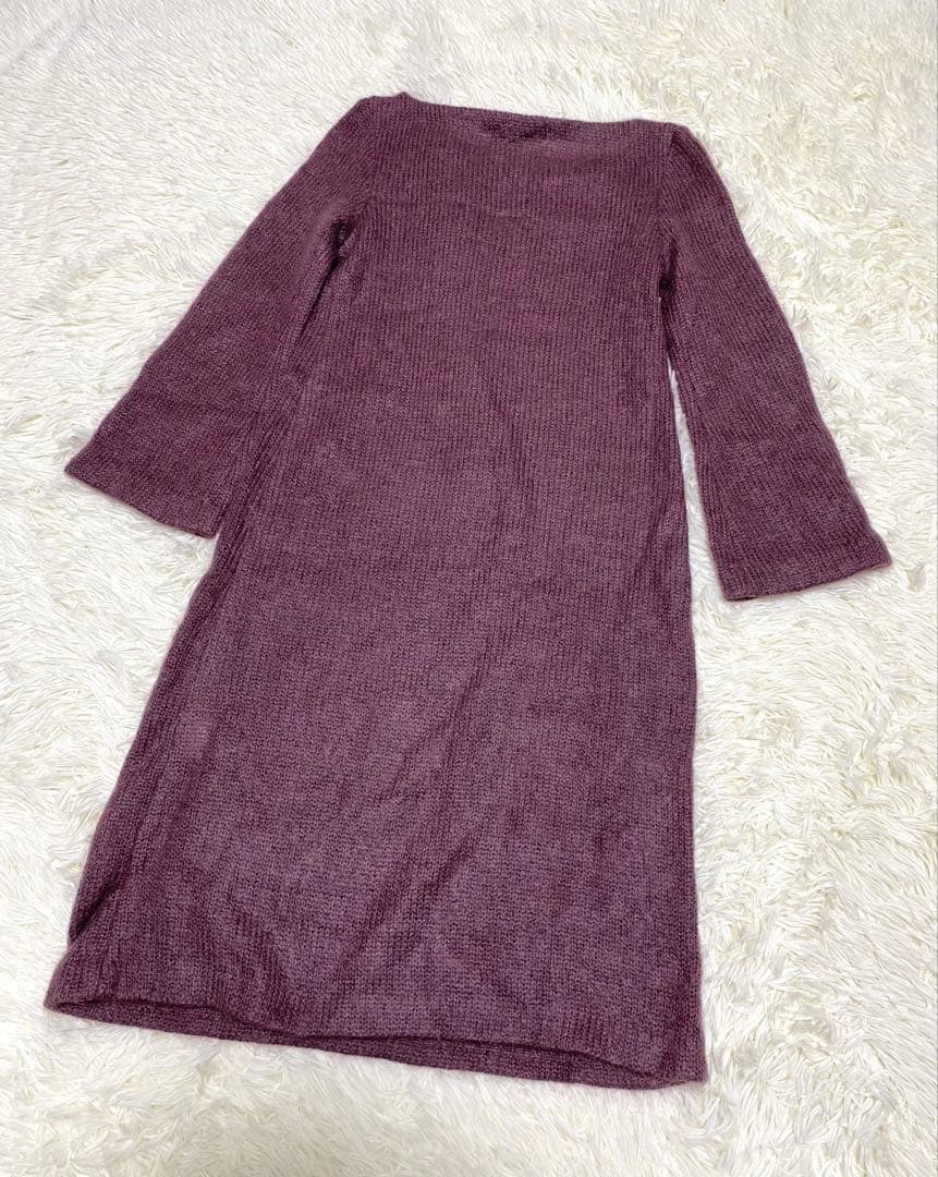 シビラ　モヘヤ　ワンピース　タグ付き　インナー　マフラー　付き