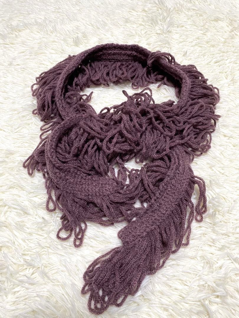 シビラ　モヘヤ　ワンピース　タグ付き　インナー　マフラー　付き